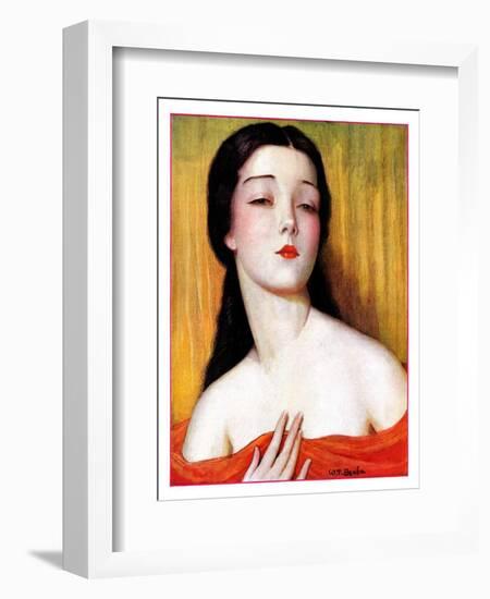 "Exotic Woman,"August 12, 1933-Wladyslaw Benda-Framed Giclee Print