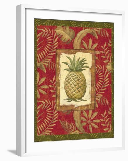 Exotica Pineapple-Charlene Audrey-Framed Art Print