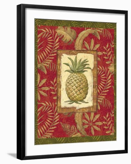 Exotica Pineapple-Charlene Audrey-Framed Art Print