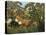 Exotische Landschaft Mit Spielenden Affen, 1910-Henri Rousseau-Stretched Canvas
