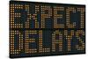 Expect Delays Congestion Sign-Mr Doomits-Stretched Canvas