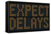 Expect Delays Congestion Sign-Mr Doomits-Framed Stretched Canvas