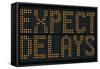 Expect Delays Congestion Sign-Mr Doomits-Framed Stretched Canvas