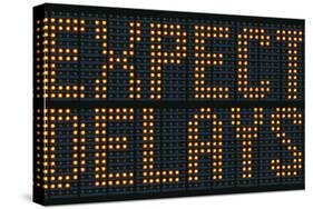 Expect Delays Congestion Sign-Mr Doomits-Stretched Canvas