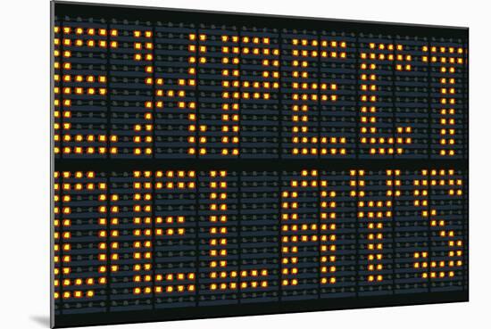 Expect Delays Congestion Sign-Mr Doomits-Mounted Photographic Print