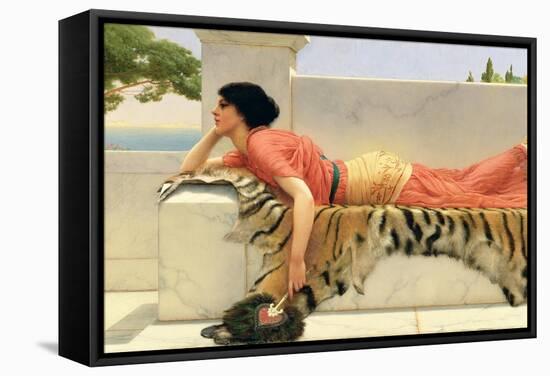 Expectation, 1900-John William Godward-Framed Stretched Canvas