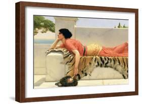 Expectation, 1900-John William Godward-Framed Giclee Print