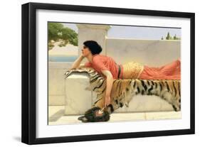 Expectation, 1900-John William Godward-Framed Giclee Print