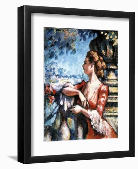 Expectation, 1907-Charles Guerin-Framed Premium Giclee Print