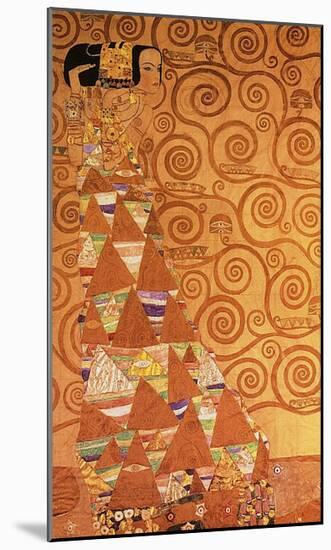 Expectation, Stoclet Frieze, c.1909-Gustav Klimt-Mounted Giclee Print