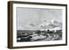 Expedition Encamped at Point Turnagain, 1823-null-Framed Giclee Print