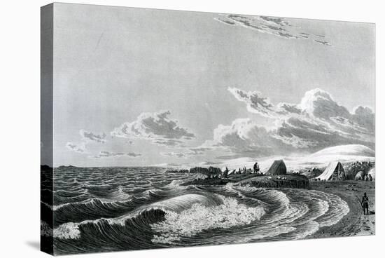 Expedition Encamped at Point Turnagain, 1823-null-Stretched Canvas