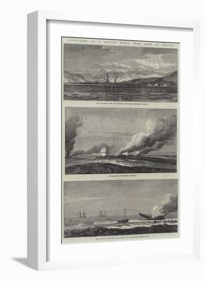 Expedition of a British Force from Aden to Shugra-null-Framed Giclee Print