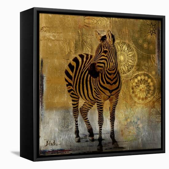 Expedition Square II-Patricia Pinto-Framed Stretched Canvas