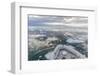 Expeditions Ship Amongst Huge Icebergs, Ilulissat, Greenland, Polar Regions-Michael Nolan-Framed Photographic Print