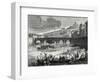 Experiment of the Marquis De Jouffroy on the Saône at Lyon July 15 1783-null-Framed Giclee Print