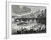 Experiment of the Marquis De Jouffroy on the Saône at Lyon July 15 1783-null-Framed Giclee Print