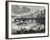 Experiment of the Marquis De Jouffroy on the Saône at Lyon July 15 1783-null-Framed Giclee Print