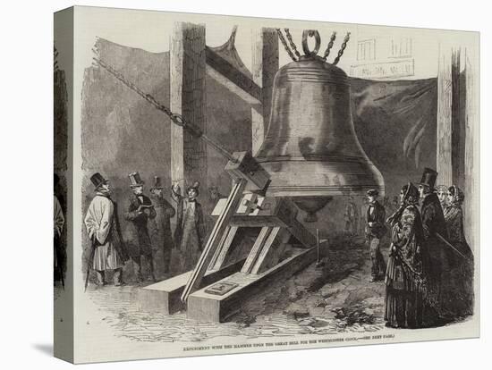 Experiment with the Hammer Upon the Great Bell for the Westminster Clock-null-Stretched Canvas