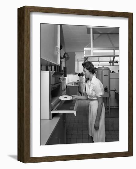 Experimental Catering Kitchen, Batchelors Foods, Sheffield, South Yorkshire, 1966-Michael Walters-Framed Photographic Print