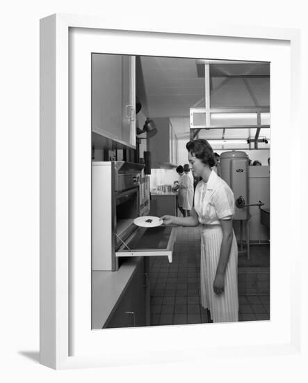 Experimental Catering Kitchen, Batchelors Foods, Sheffield, South Yorkshire, 1966-Michael Walters-Framed Photographic Print