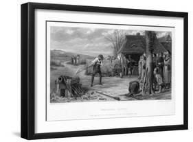 Experimental Gunnery, 19th Century-William Greatbach-Framed Giclee Print