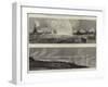 Experimental Naval Attack on Harbour and Fort Defences at Portsmouth-null-Framed Giclee Print