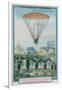 Experimenting with Parachuting at Parc Monceau by Andre-Jacques Garnerin-null-Framed Giclee Print