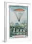 Experimenting with Parachuting at Parc Monceau by Andre-Jacques Garnerin-null-Framed Giclee Print