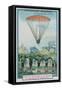 Experimenting with Parachuting at Parc Monceau by Andre-Jacques Garnerin-null-Framed Stretched Canvas