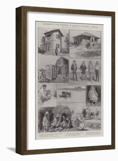 Experiments in the Prevention of Malaria in the Roman Campaign-G.S. Amato-Framed Giclee Print