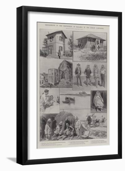 Experiments in the Prevention of Malaria in the Roman Campaign-G.S. Amato-Framed Giclee Print
