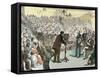 Experiments on the Phone from Dr. Alexander Graham Bell (1847-1922)-Prisma Archivo-Framed Stretched Canvas