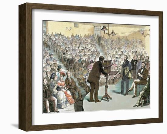 Experiments on the Phone from Dr. Alexander Graham Bell (1847-1922)-Prisma Archivo-Framed Photographic Print