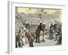 Experiments on the Phone from Dr. Alexander Graham Bell (1847-1922)-Prisma Archivo-Framed Photographic Print