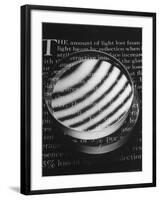 Experiments Testing the Use of Coated Lenses on Refraction of Light Passing Through Lenses-Fritz Goro-Framed Photographic Print