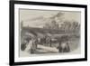 Experiments with Captain Fowke's Pontoon Bridge on the Serpentine-null-Framed Giclee Print