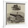 Experiments with the Armstrong 600-Pounder Against the Warrior Floating Target Moored Off Shoeburyn-null-Framed Giclee Print