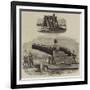 Experiments with the Armstrong 600-Pounder Against the Warrior Floating Target Moored Off Shoeburyn-null-Framed Giclee Print