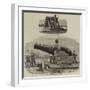 Experiments with the Armstrong 600-Pounder Against the Warrior Floating Target Moored Off Shoeburyn-null-Framed Giclee Print