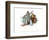 Expert Salesman-Norman Rockwell-Framed Art Print