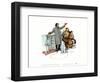 Expert Salesman-Norman Rockwell-Framed Art Print