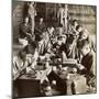 Expert Workmen Creating Designs in Cloisonne, Kyoto, Japan, 1904-Underwood & Underwood-Mounted Photographic Print