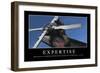 Expertise: Citation Et Affiche D'Inspiration Et Motivation-null-Framed Photographic Print