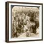 Experts Purchasing Silk Cocoons, for Export to France, Antioch, Syria, 1900s-Underwood & Underwood-Framed Photographic Print