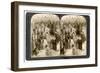 Experts Purchasing Silk Cocoons, for Export to France, Antioch, Syria, 1900s-Underwood & Underwood-Framed Giclee Print