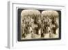 Experts Purchasing Silk Cocoons, for Export to France, Antioch, Syria, 1900s-Underwood & Underwood-Framed Giclee Print