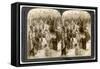 Experts Purchasing Silk Cocoons, for Export to France, Antioch, Syria, 1900s-Underwood & Underwood-Framed Stretched Canvas