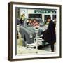 "Expired Meter", February 10, 1951-George Hughes-Framed Giclee Print