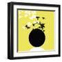 Exploding Leaves-Jan Weiss-Framed Art Print